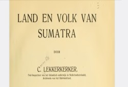 Menyelami Sumatra Masa Lalu: Resensi Buku "Land en Volk van Sumatra" oleh C. Nieuwenhuis