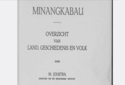 Resensi Buku  Minangkabau: Overzicht van Land, Geschiedenis en Volk